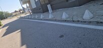 Betónové parkovacie zábrany pyramída