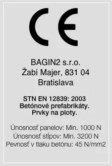 Kvalitné betónové ploty STN EN Kvalitné betónové ploty STN EN